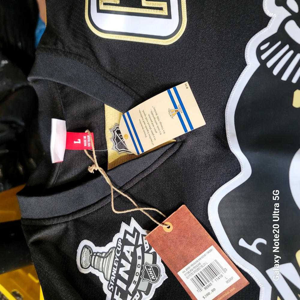 NHL Black and Gold Stanley Cup Final Jersey
